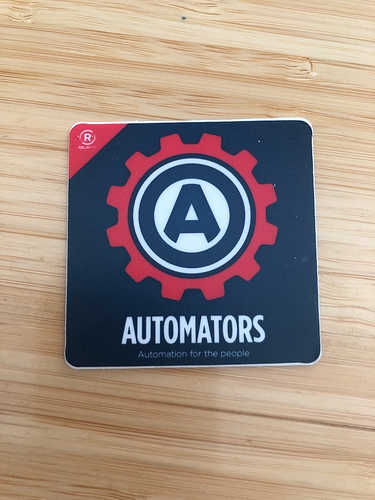 Automators Artwork as a sticker