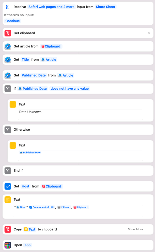 Shortcut using new Safari Tab Groups? Shortcuts Automators Talk