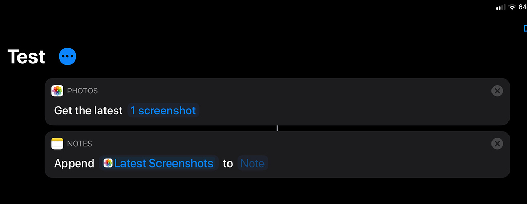 Appending to a Note - iOS - Automators Talk