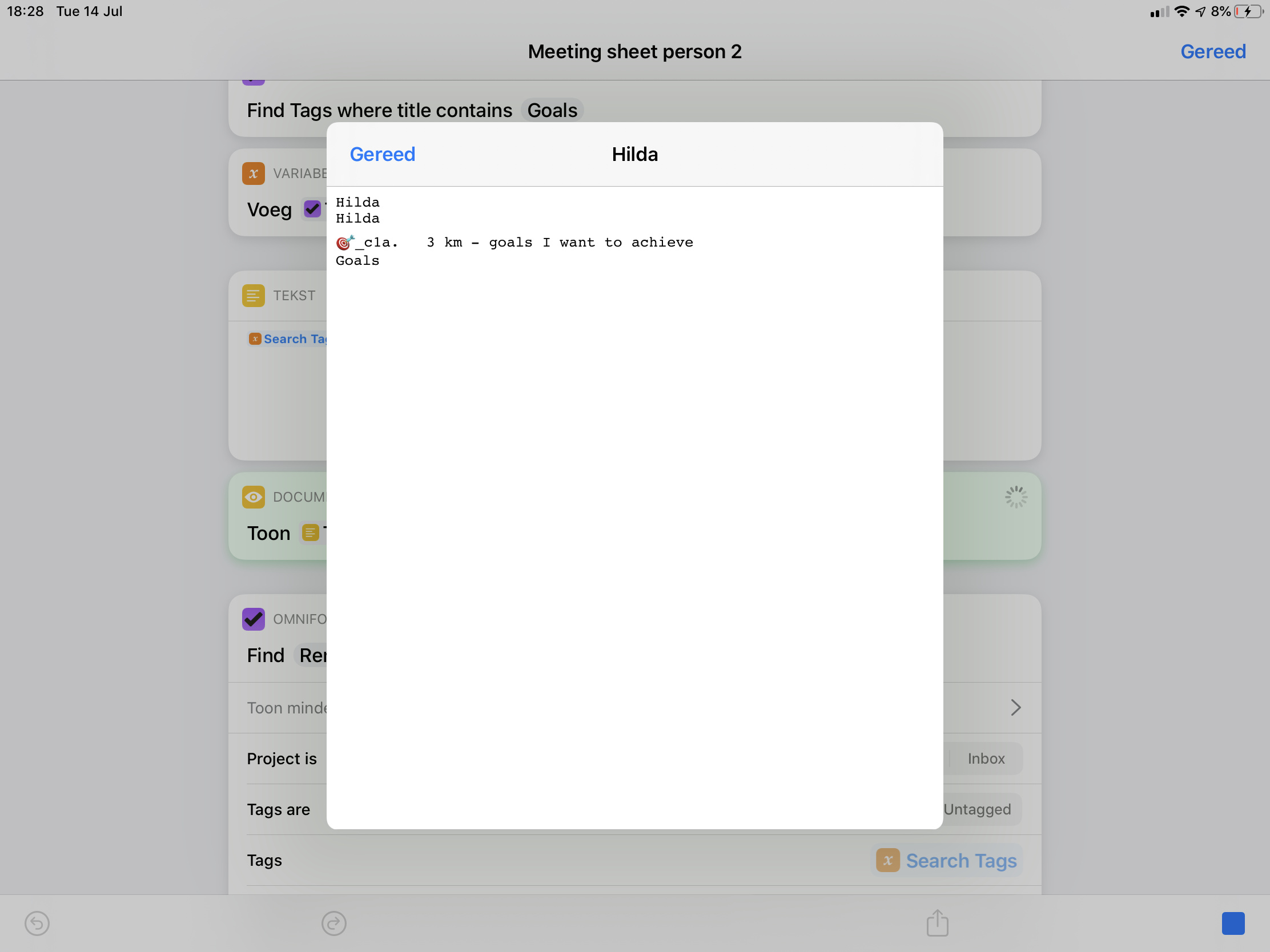 omnifocus 3 hotkey to tag