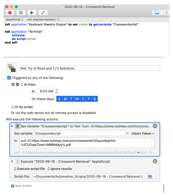 Monitor Screen Changes and Execute Macro Script